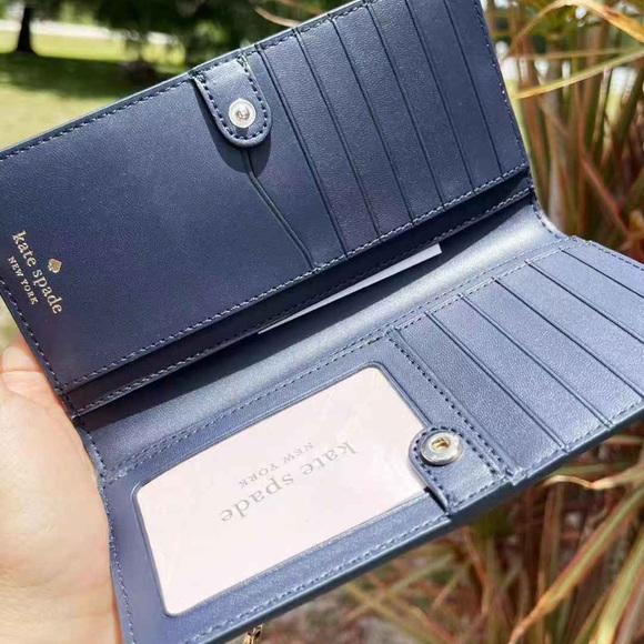 Kate Spade ♠️ Bifold Wallet Floral - Picture 3 of 4